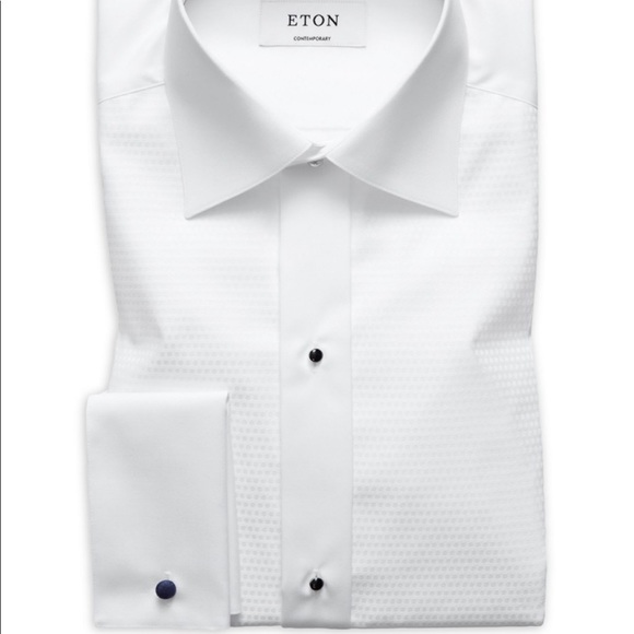 Eton Evening Jacquard Contemporary-Fit Shirt - Picture 4 of 4